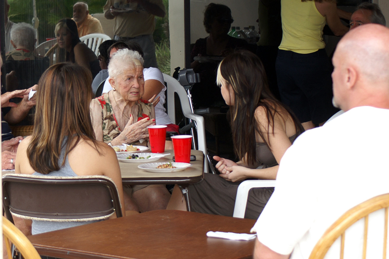 Grandma making a point.