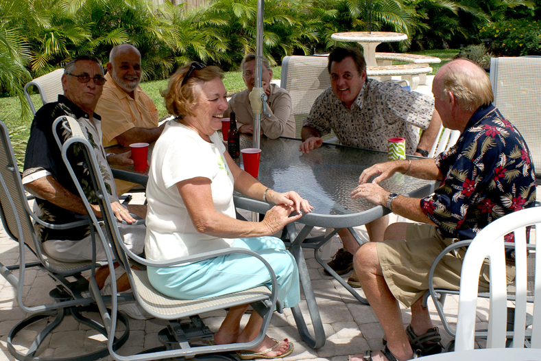 The group celebrating the previous photo.