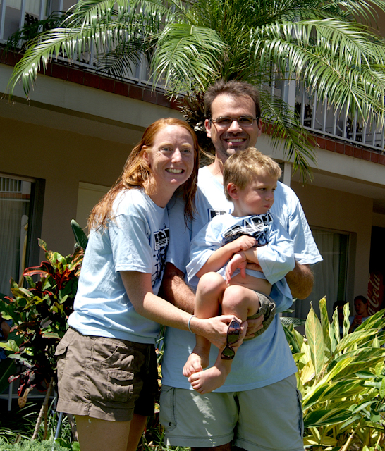 Joe, Karen, & Jackson Fradley