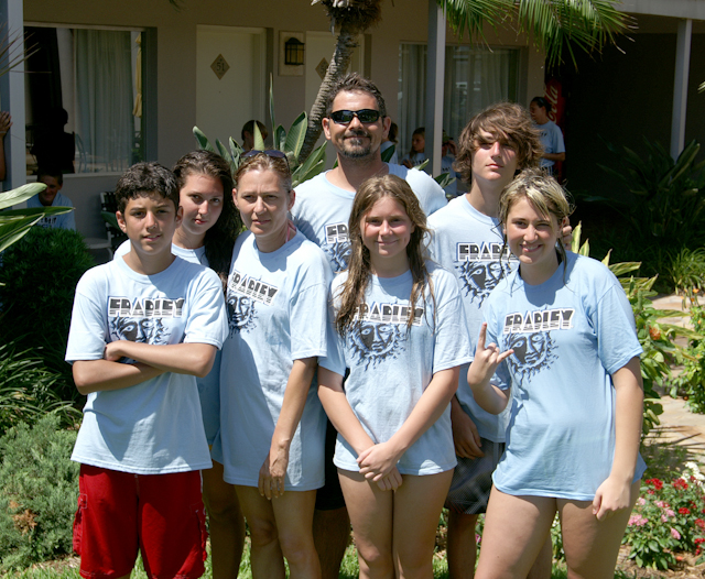 Pax, Susy, Marina Fradley & Vincent, Johnny, & some friends