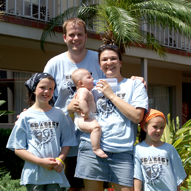 Kevin, Tara, Noelle, Isabelle, & Kyler Fradley