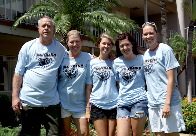 Don, Philippa, Morgan, Jenny, & Stevie Fradley