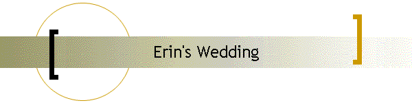 Erin's Wedding